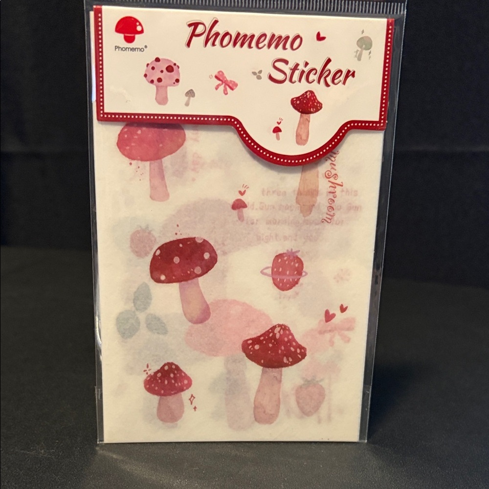 Phomemo Mushroom Stickers